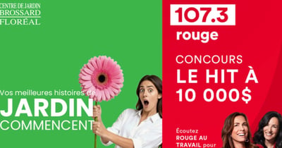 Concours 107.3 Rouge FM Gagnez jusqu'à 10 000$!