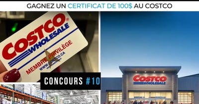 Concours ADK Construction - Gagnez 100$ chez Costco !