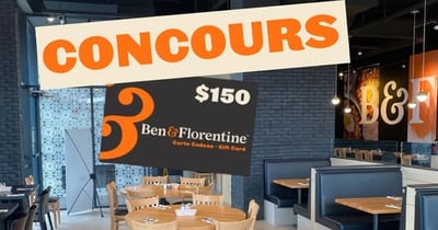 Concours Ben & Florentine Saint-Jérôme - Gagnez un brunch pour 4 personnes! Concours Ben & Florentine Saint-Jérôme - Gagnez un brunch pour 4 personnes!
