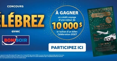 Concours Boni-Soir Gagnez un crédit voyage de 10 000$!