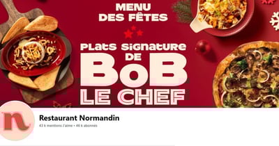 Concours Calendrier de l'Avent Restaurant Normandin !