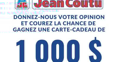 Concours Carte-Cadeau Jean Coutu de 1000$ à Gagner