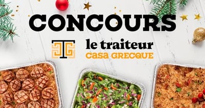 Concours Casa Grecque - Gagnez le délicieux forfait « Le Taverna » d’une valeur de 220 $!