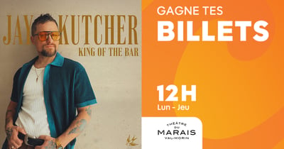 Concours CIME FM Gagnez vos billets pour Jay Kutcher au Théâtre du Marais!