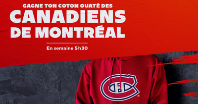 Concours CKOI 96,6 Gagnez un coton ouaté des Canadiens!