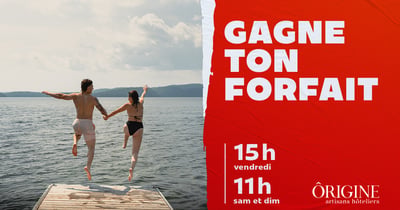 Concours CKOI 96,9 Gagnez un forfait Origine artisans hôteliers!