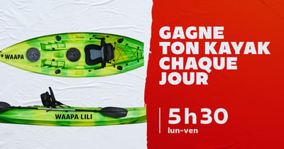 Concours CKOI 96,9 Gagnez un Kayak Waapa Lili!