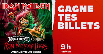 Concours CKOI 96,9 Gagnez vos billets pour Iron Maiden!