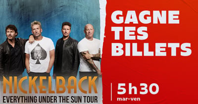 Concours CKOI 96,9 Gagnez vos billets pour Nickelback!