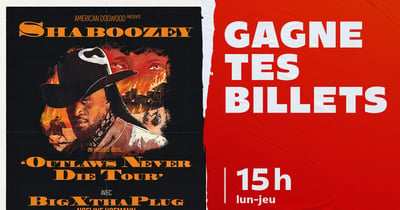 Concours Ckoi 96,9 Gagnez vos billets pour Shaboozey!