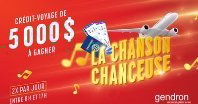 Concours CKOI 96,9 - Trouve la chanson chanceuse pour gagner ton crédit voyage de 5000$! Concours CKOI 96,9 - Trouve la chanson chanceuse pour gagner ton crédit voyage de 5000$!