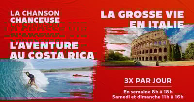 Concours CKOI 96,9 Voyage pour 2 au Costa Rica ou en Italie