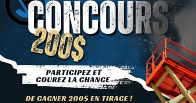 Concours Courez la chance de gagner 200 $ Concours Courez la chance de gagner 200 $