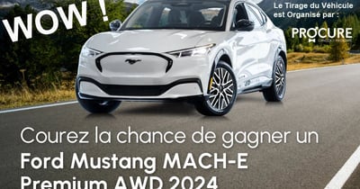 Concours Courez la Chance de GAGNER une Ford Mustang MACH-E Premium AWD 2024