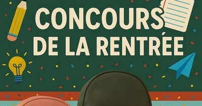 Concours DE LA RENTRÉE – VALEUR DE 500 $ À GAGNER !
