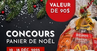 Concours Distribution alimentaire Aubut - 2 paniers-cadeaux à gagner!