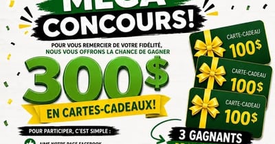 Concours Économarché - 300 $ EN CARTES-CADEAUX!