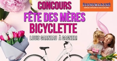 Concours Économarché - Gagne ta bicyclette Louis Garneau d'une valeur de 399$! Concours Économarché - Gagne ta bicyclette Louis Garneau d'une valeur de 399$!