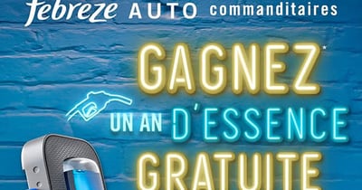 Concours Febreze AUTO - GAGNEZ un AN d'Essence Gratuite Concours Febreze AUTO - GAGNEZ un AN d'Essence Gratuite