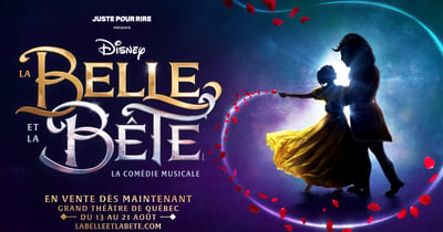 Concours FM 93 Gagnez vos billets pour le spectacle La Belle et la Bête de Disney, présenté par Juste pour rire!