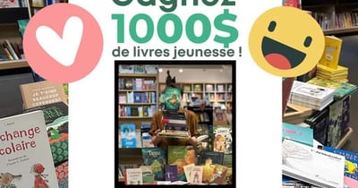 Concours Gagne 1000$ de livres jeunesse!