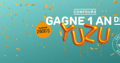 Concours Gagne un an de Yuzu sushi! Concours Gagne un an de Yuzu sushi!