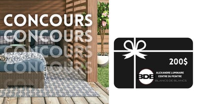 Concours GAGNER une carte-cadeau de 200 $ du Centre du Peintre + une guirlande DALS lumineuse Orion 48′ d’une valeur de plus de 250 $ Concours GAGNER une carte-cadeau de 200 $ du Centre du Peintre + une guirlande DALS lumineuse Orion 48′ d’une valeur de plus de 250 $