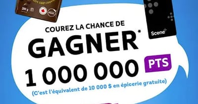 Concours Gagnez 1 000 000 de points Scène+!