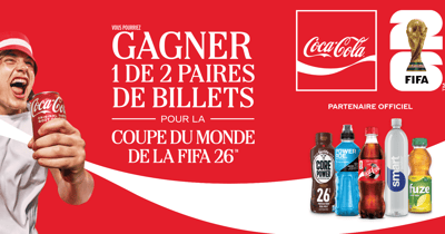 Concours Gagnez 1 des 2 paires de billets pour la coupe du monde de la FIFA™ 2026!