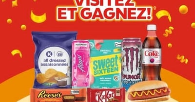 Concours Gagnez 10 000$ en argent comptant où l'un des nombreux pris instantanés!