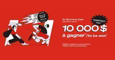 Concours Gagnez 10 000$ en argent!