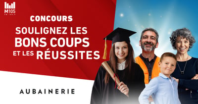 Concours M105 Gagnez 100$ chez l'Aubainerie!