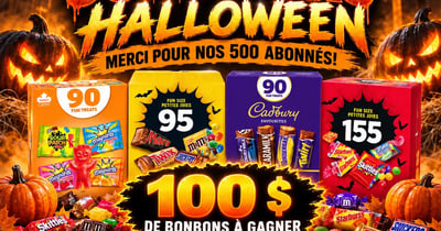 Concours Gagnez 100$ de bonbons!