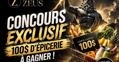 Concours Gagnez 100$ d'épicerie!