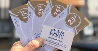 Concours GAGNEZ 100$ en certificat-cadeau au restaurant Au Vieux Duluth Hull!