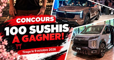 Concours Gagnez 100 sushis chez Odori comptoir japonais!