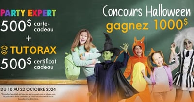 Concours Gagnez 1000$ chez Party Expert et Tutorax !