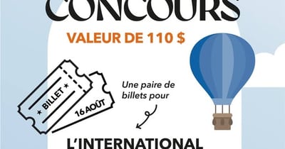 Concours Gagnez 2 billets pour L’International de montgolfières de Saint-Jean-sur-Richelieu !