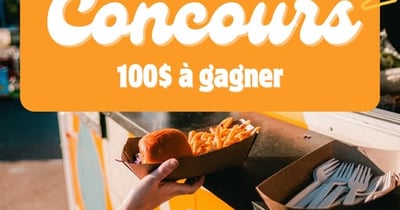 Concours Gagnez 2 lots de 50$ en coupons pour profiter des food trucks!