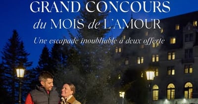 Concours Gagnez 2 nuits au Fairmont Le Manoir Richelieu!