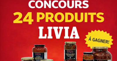 Concours Gagnez 24 produits Livia!