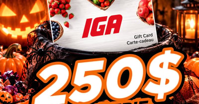 Concours Gagnez 250$ d'épicerie!