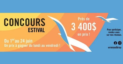Concours Gagnez 3400$ en prix avec Renaud Bray!