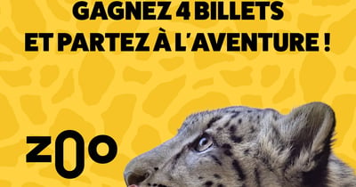 Concours Gagnez 4 billets pour le zoo de Granby!