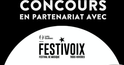Concours Gagnez 4 passes VIP pour la journée du 26 juin pour le Festivoix et une carte-cadeau Poulet Rouge de 100$!