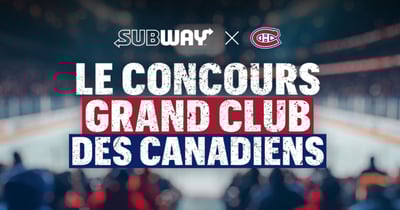Concours Gagnez 50$ Subway et un Jersey Hockey!