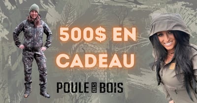 Concours Gagnez 500$ à dépenser sur la boutique en ligne Poule des Bois!