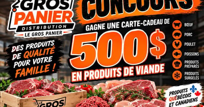 Concours Gagnez 500$ de viande!