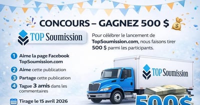Concours Gagnez 500$!