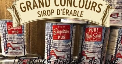 Concours Gagnez 8 cannes de sirop d'érable!